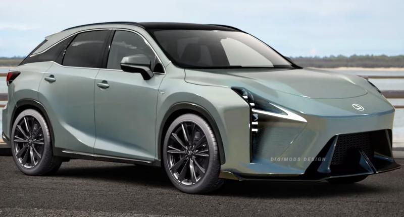 Рестайлинговый Lexus RX (неофициальный рендер)