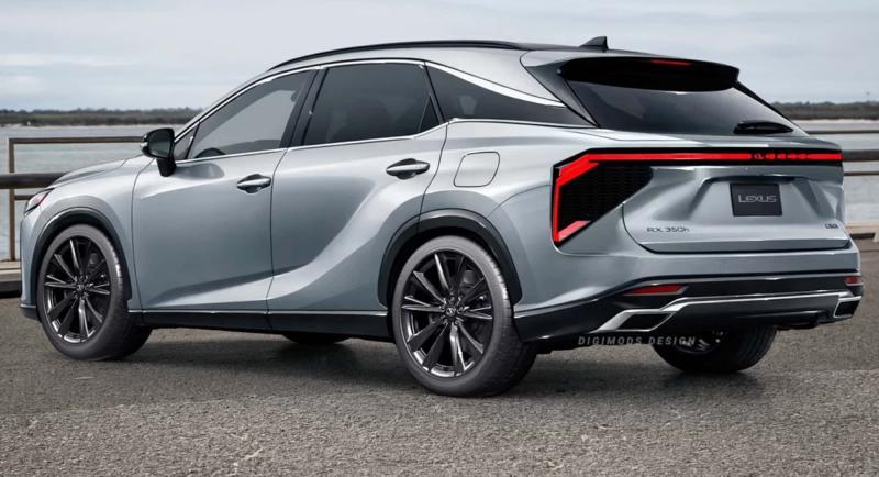 Рестайлинговый Lexus RX (неофициальный рендер)