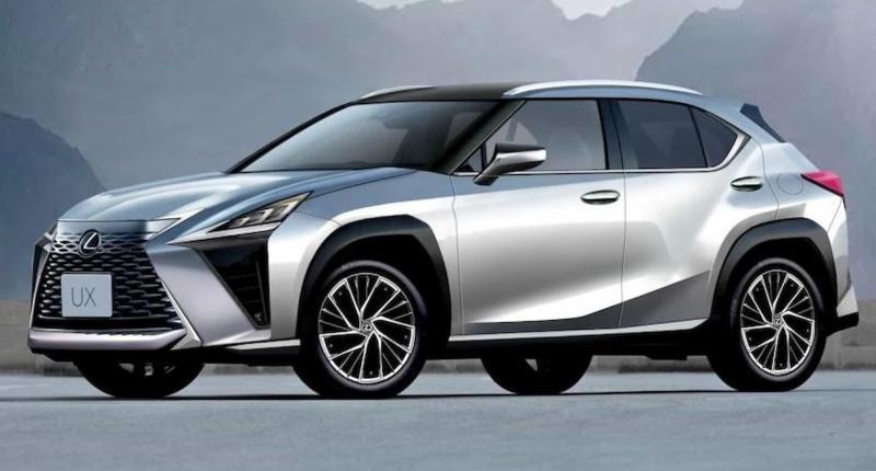 Рендер второго поколения Lexus UX