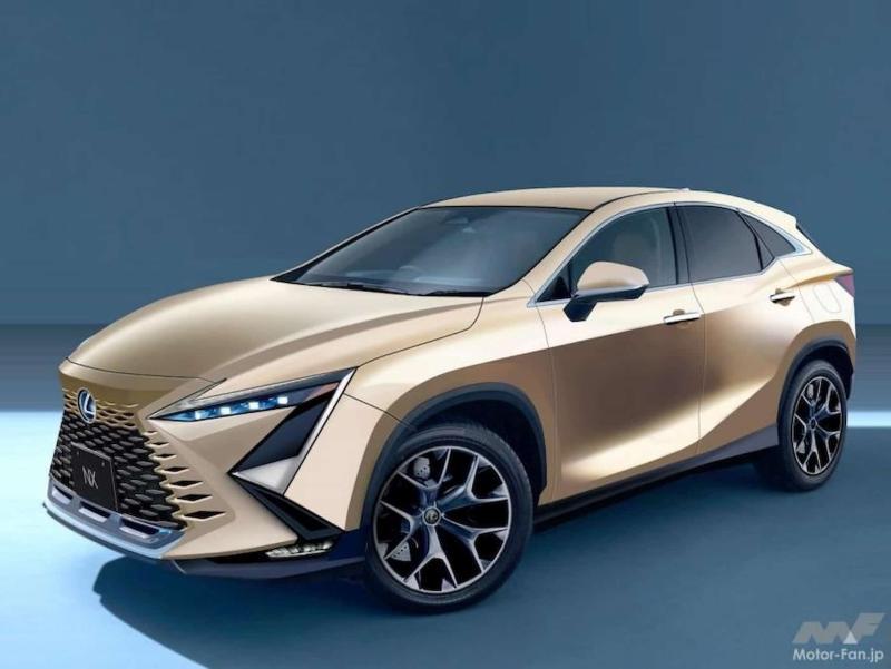 Рестайлинговый Lexus NX (рендеринг)