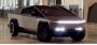 Прототип электрического пикапа Tesla Cybertruck рулит задним колесом
