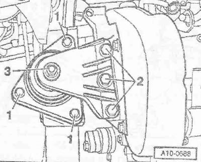 Гайку -3- можно ослаблять только для замены…