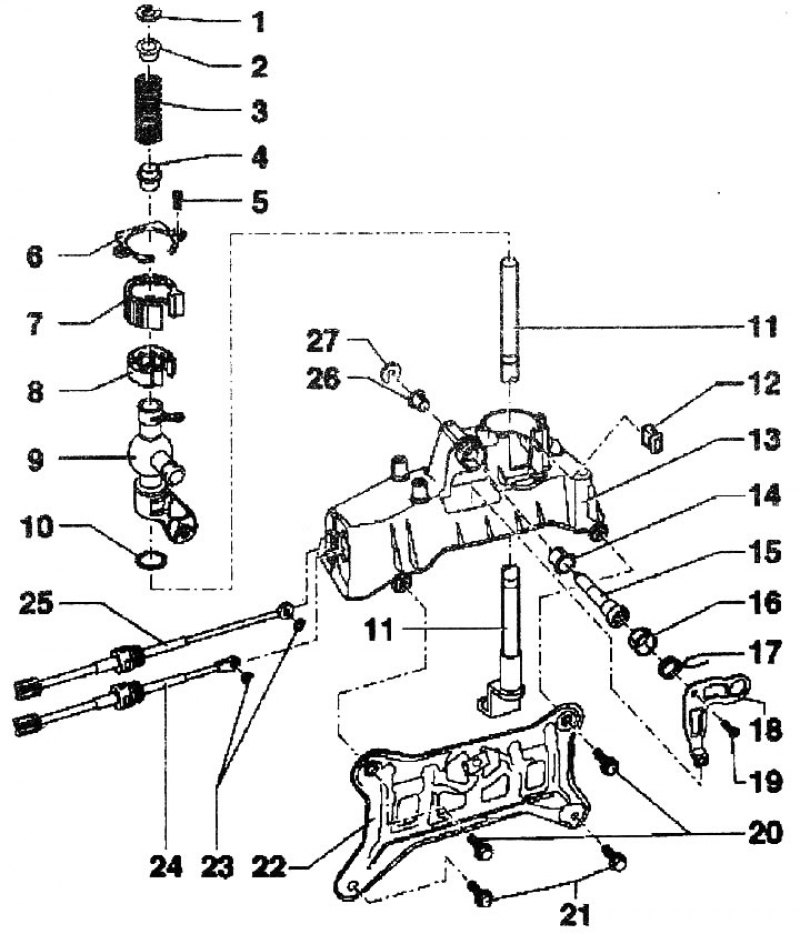 1. Стопорная шайба; 2. Втулка; 3. Прижимная…