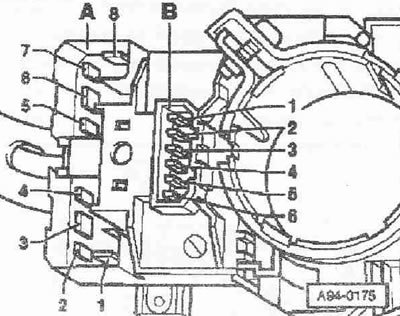 1. Клемма 53; 2. Не занят; 3. Клемма 53е; 4.…