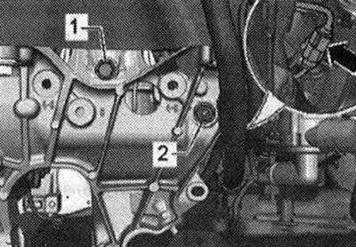 Место установки эл. магн. клапана левой…