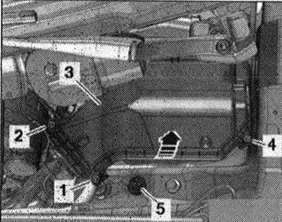 Вывернуть болты -1,2,4- и снять крышку -3-…
