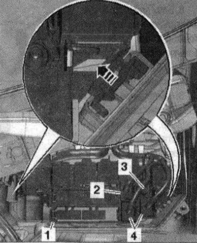 При наличии, отсоединить эл. разъем-2-.…