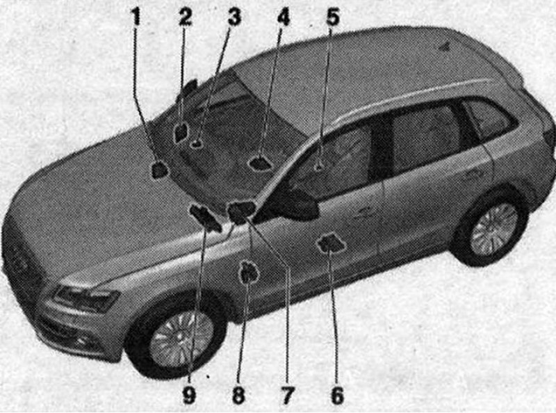 1.6-контактный коммутационный блок на стойке А на…