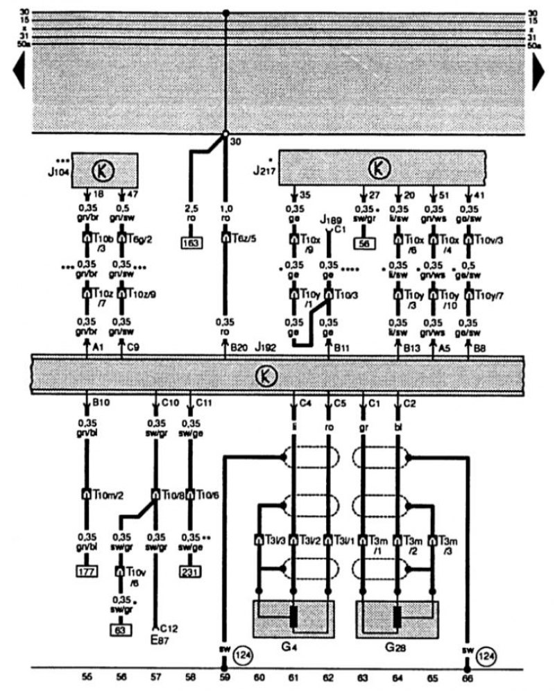 Схемы ауди а4. Audi a4 b5 схема электрооборудования. Блоки системы управления Ауди а4. Audi a4 b5 схема ABS. Ауди а4 схема трубок блока АБС.