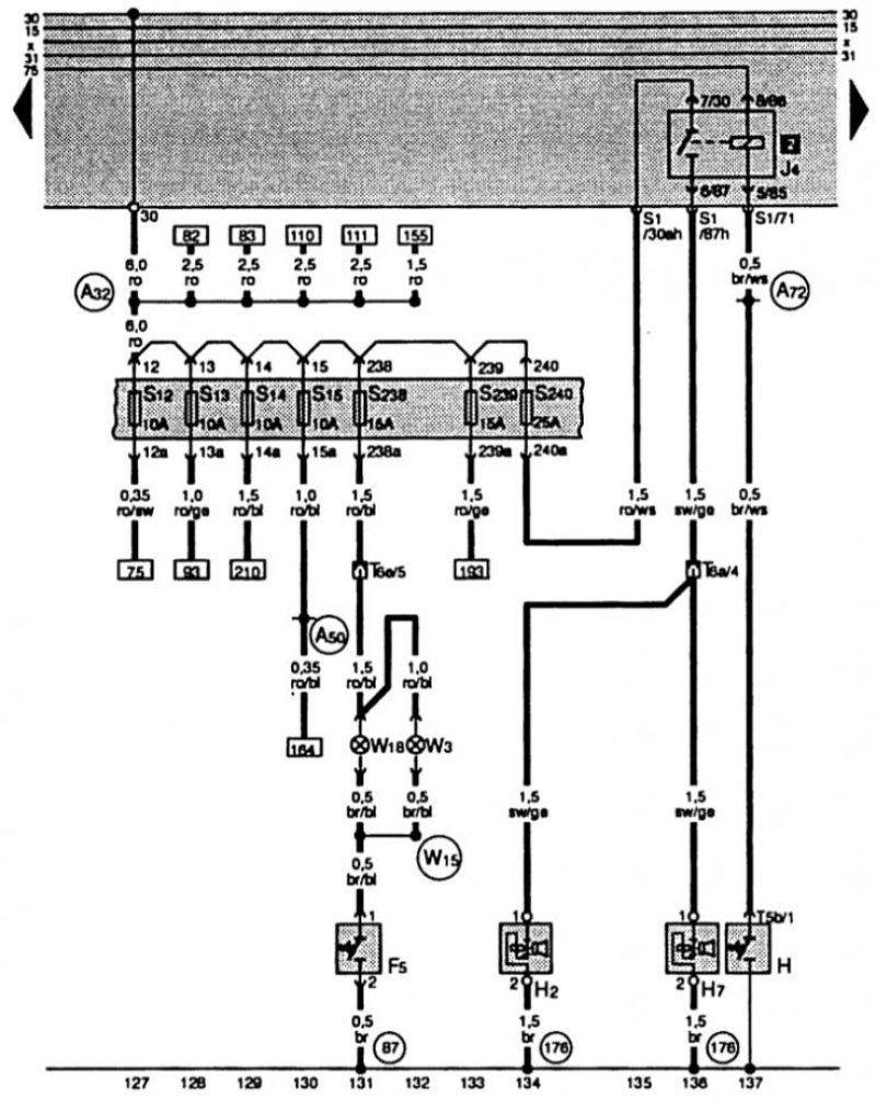 электросхема audi a4 b7. Audi a4 b5 электросхема. схема приборной панели ауди а4 б5. схема ауди а4 б5.