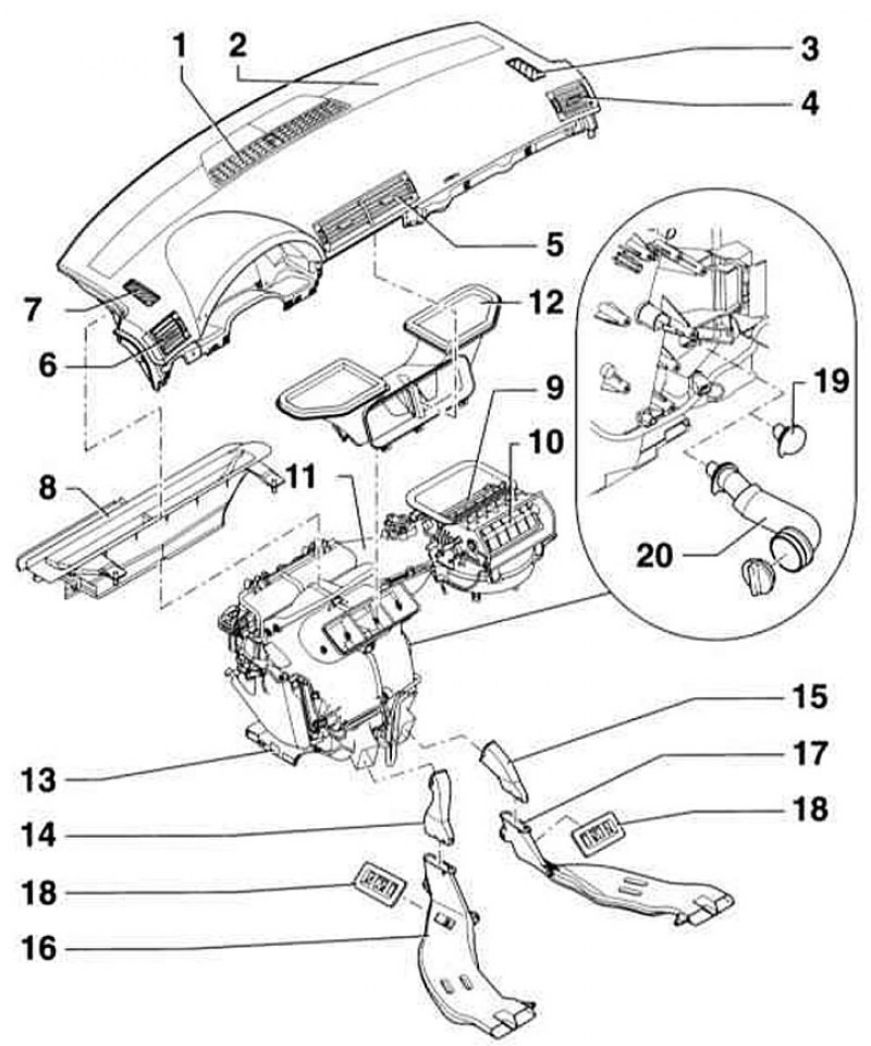 Схема печки ауди а6 с5