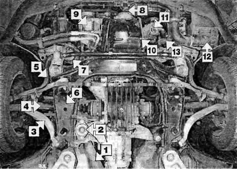 1. Приемная труба выпускной системы; 2. Опора…