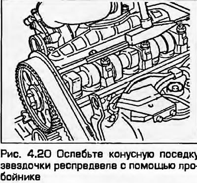 20. Как описано в параграфе 5, ослабьте болт…