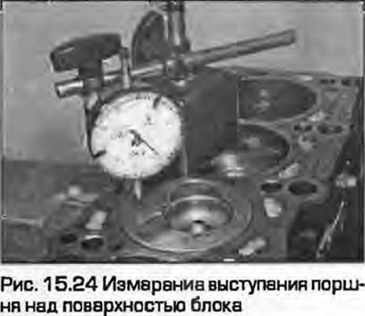 24. Переверните блок, установив его картером…