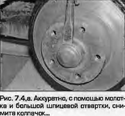 4. С помощью молотка и большой шлицевой отвертки…