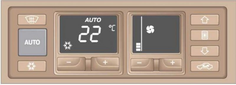 Установите температуру 22°С.