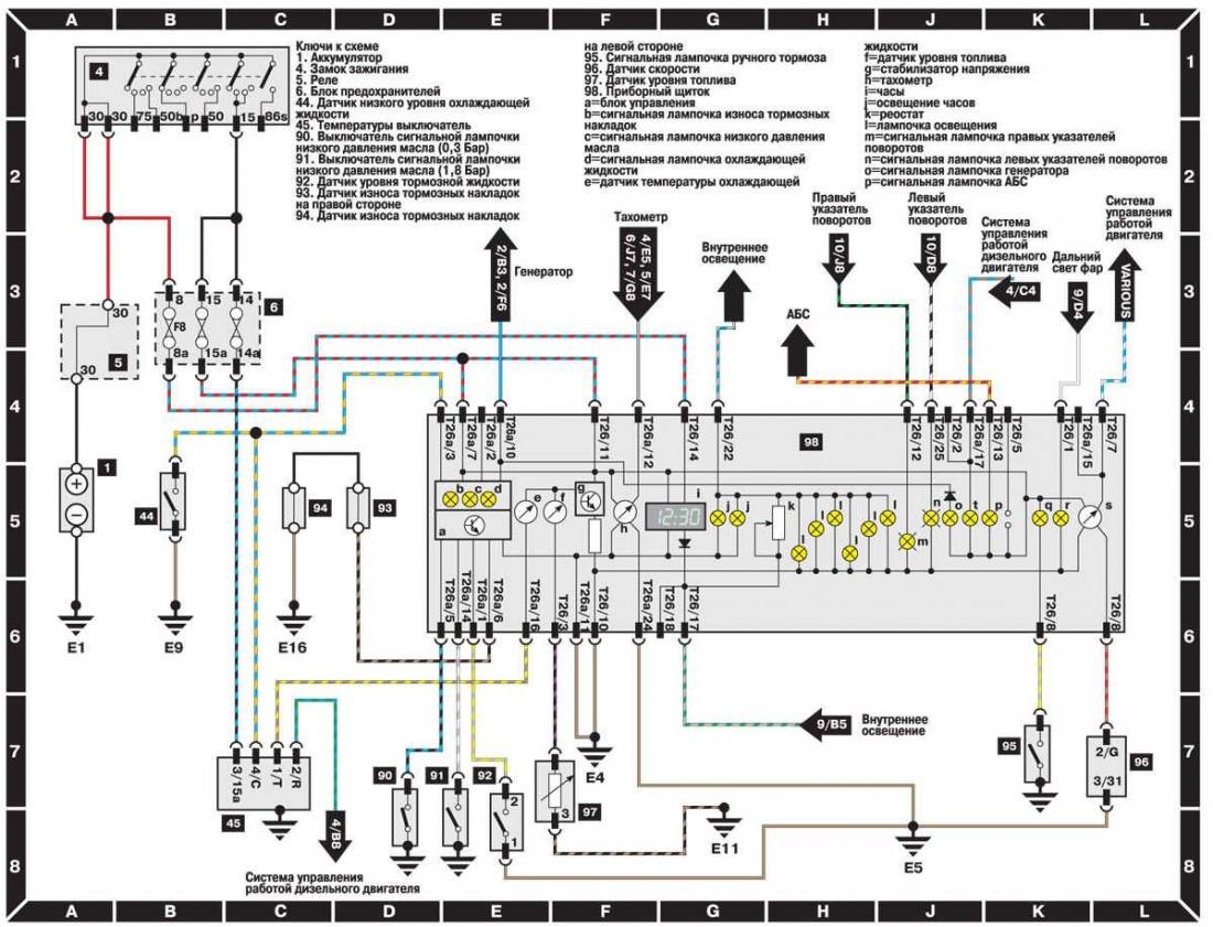 LED плафоны освещения салона - MQB Blog