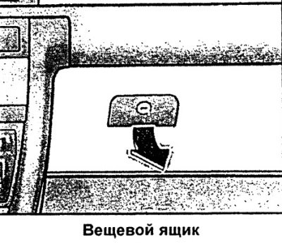 Вещевой ящик может запираться, а при открытой…