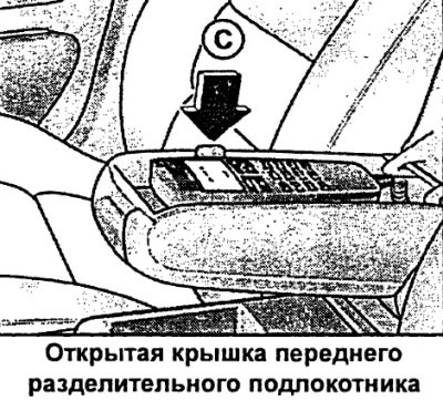 Телефон находится в центральной консоли или…