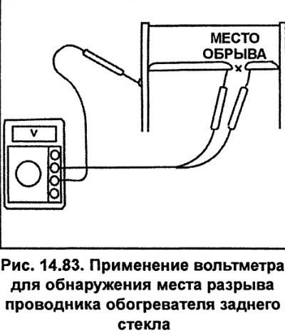Для обнаружения места разрыва проводника…
