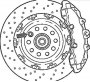 Тормозные колодки передних колес с суппортом Brembo — снятие и установка