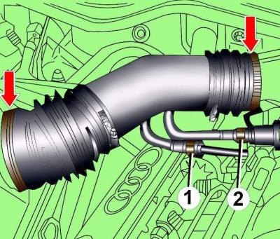 Рис. 3.1–42. Расположение хомутов крепления…