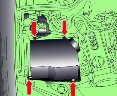 Рис. 3.1–11. Расположение винтов крепления…