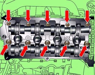 Рис. 3.2–35. Расположение болтов крепления…