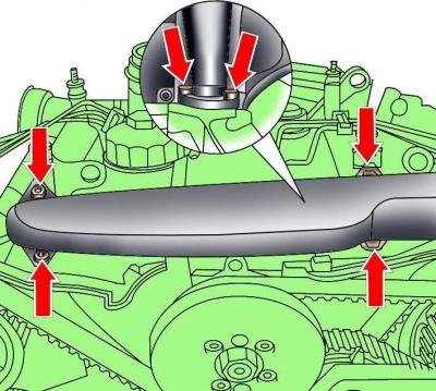 Рис. 3.3–52. Расположение болтов крепления…