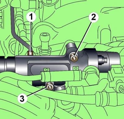 Рис. 3.4–48. Расположение соединительной гайки…