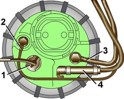 Рис. 4.1–11. Расположение электрического разъема…