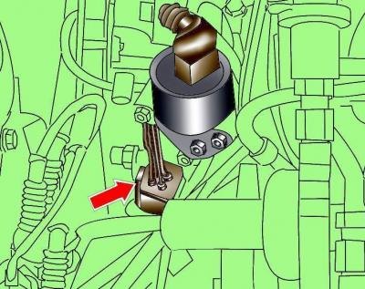 Рис. 7–12. Расположение электрического разъема…