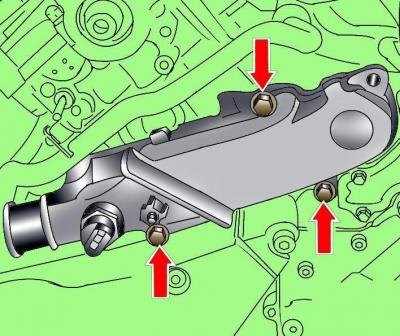 Рис. 7–26. Расположение болтов крепления корпуса…