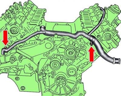 Рис. 7–29. Расположение болтов крепления передней…