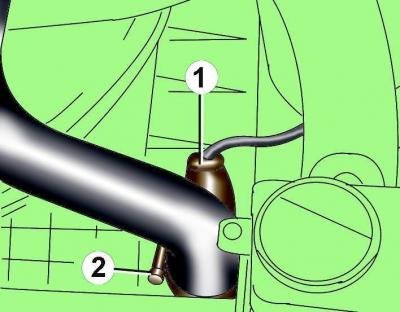 Рис. 7–31. Расположение электрического разъема…