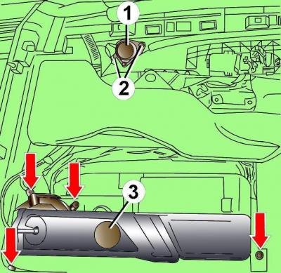 Рис. 18–65. Расположение и крепление динамиков…