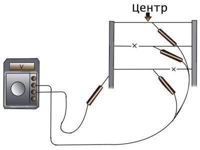 Рис. 18–69. Применение вольтметра для обнаружения…