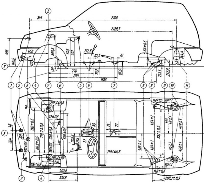 Колея оки. ВАЗ 1111 Ока чертежи кузова. Геометрия кузова ВАЗ 11113 Ока. ВАЗ 1111 геометрия кузова. Размеры кузова ВАЗ 1111 Ока.