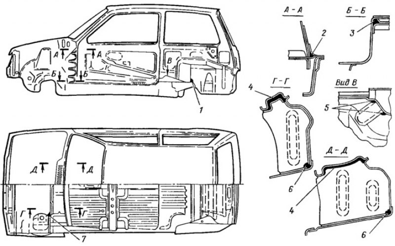Кузов чертеж. ВАЗ 1111 Ока схема кузова. ВАЗ 1111 Ока чертежи. ВАЗ 1111 Ока чертежи кузова. Детали кузова ВАЗ 11113 Ока.
