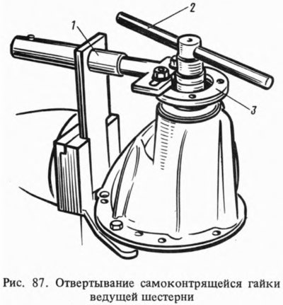 выпрессовывают наружные кольца переднего и…