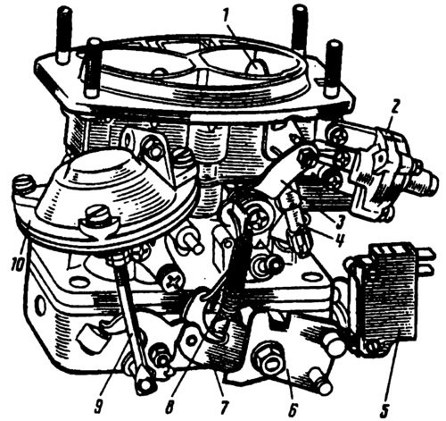 Схема карбюратора ваз 2106