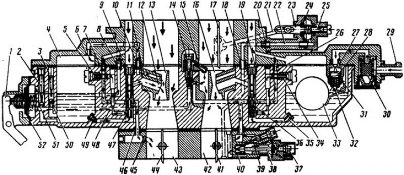 Устройство карбюратора к 135 схема с описанием