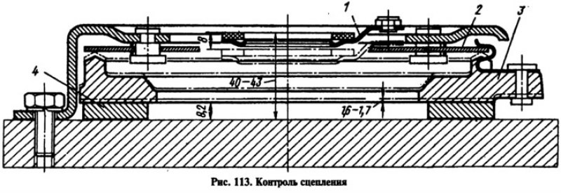 Состояние ведущей части сцепления проверяйте на…