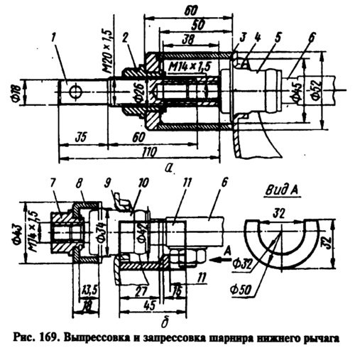 Установите автомобиль на подъемник или смотровую…