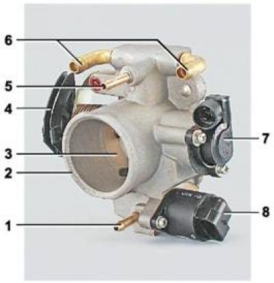 Дроссельная заслонка ваз схема