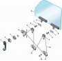 Механизм стеклоподъемника передней двери — снятие и установка