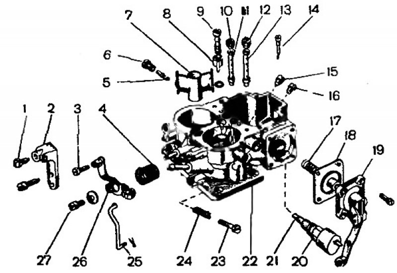 Схема карбюратора ваз 2106