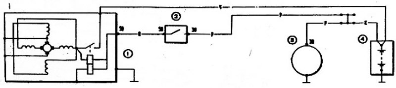 Газ 53 схема подключения стартера