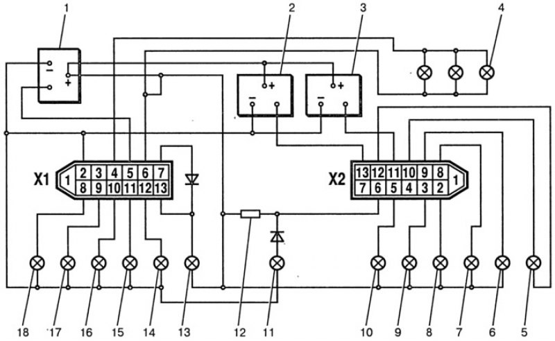 Схема подсветки приборов ваз 2114