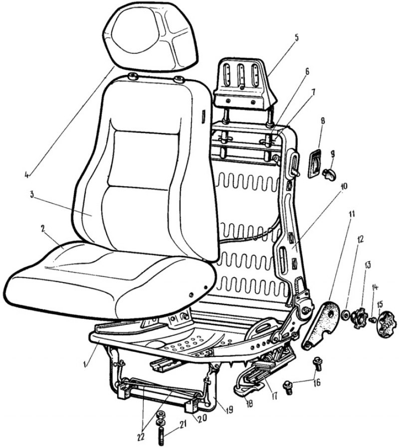 Крепление сидения кресла. Каркас сиденья ВАЗ 2107 схема. Механизм сидения ВАЗ 2110. Сиденье ВАЗ 2110 переднее левое конструкция. Сидение переднее ВАЗ 2110 чертеж.